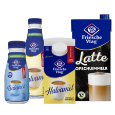 Friesche vlag Balance, Halvamel of latte